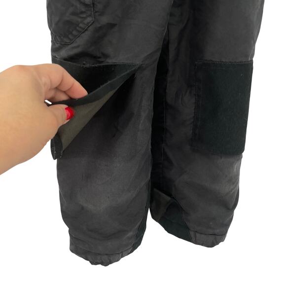 Columbia Sportswear Gray Zip-Up Insulated Snow Bib Boys Overalls - Picture 3 of 9